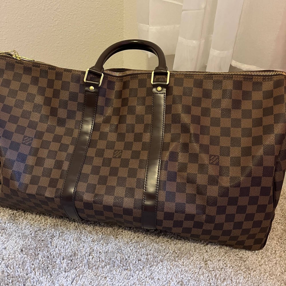 Louis Vuitton Brown Damier Canvas Travel Duffle - Picture 3 of 9